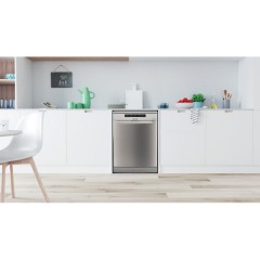 Πλυντήριο πιάτων Indesit: πλήρες μέγεθος, ασημί χρώμα - D2F HD624 AS Πλυντήριο πιάτων Indesit: πλήρες μέγεθος, ασημί χρώμα - D2F HD624 AS